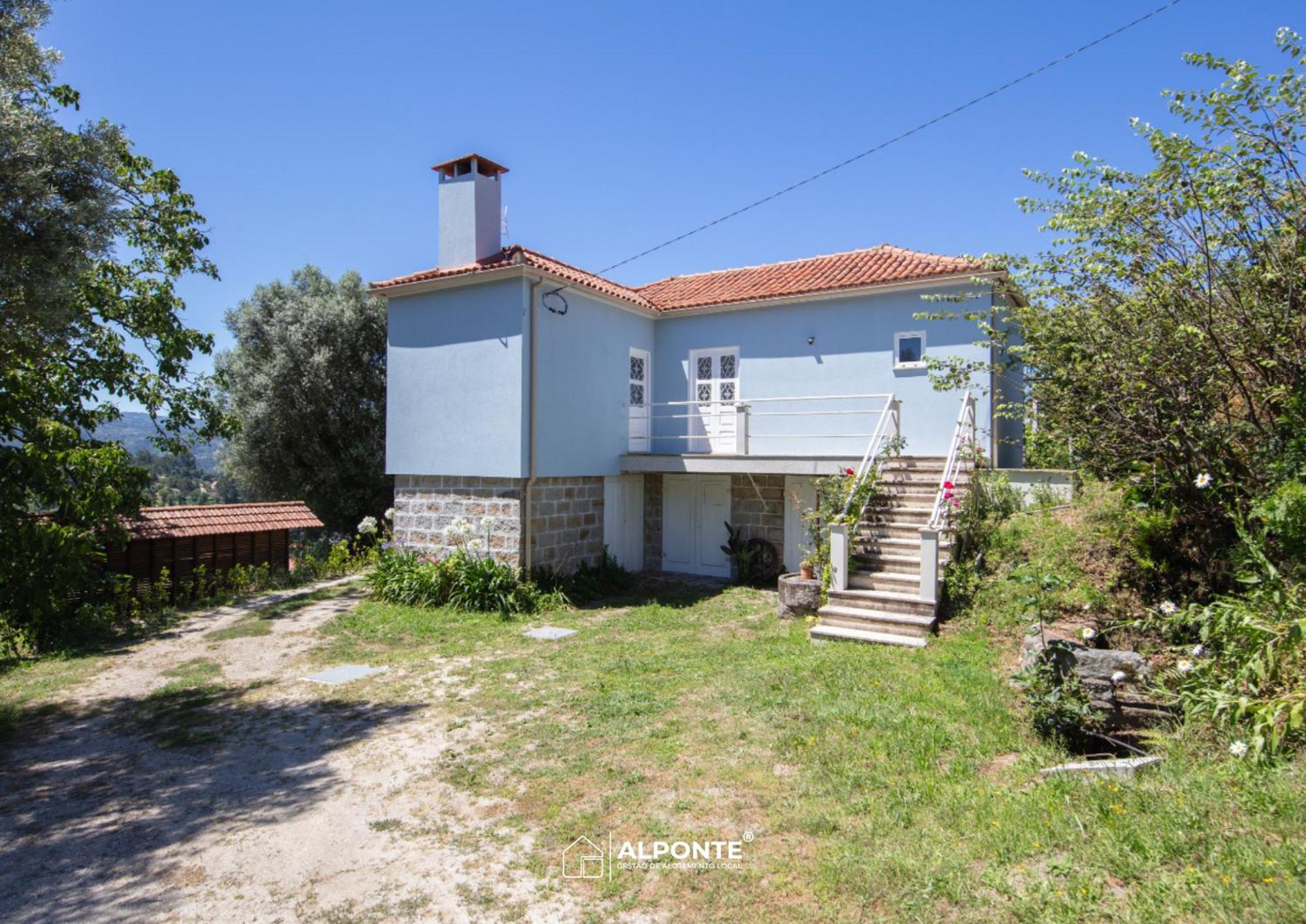 Quinta Da Costeira - Casa Azul Do Limoal By Alponte Villa Arcos de Valdevez Eksteriør bilde